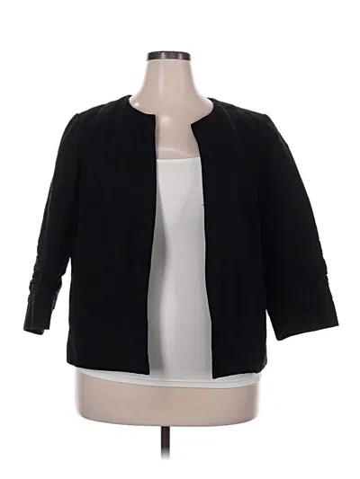Pre-owned Coldwater Creek Blazer Jacket In Black