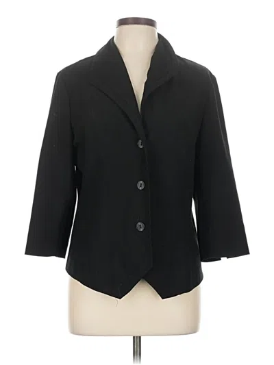 Pre-owned Coldwater Creek Blazer Jacket In Black
