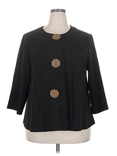 Pre-owned Coldwater Creek Blazer Jacket In Black