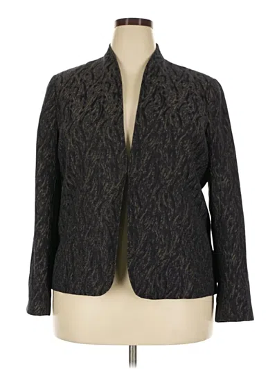 Pre-owned Coldwater Creek Blazer Jacket In Black
