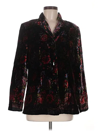 Pre-owned Coldwater Creek Blazer Jacket In Black