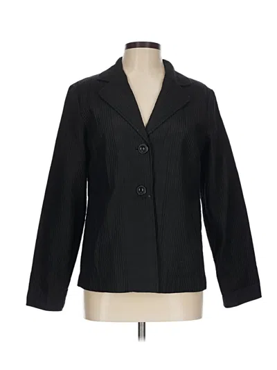 Pre-owned Coldwater Creek Blazer Jacket In Black