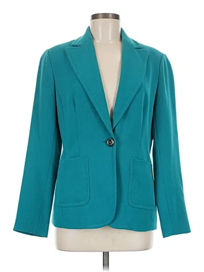 Pre-owned Coldwater Creek Blazer Jacket In Blue