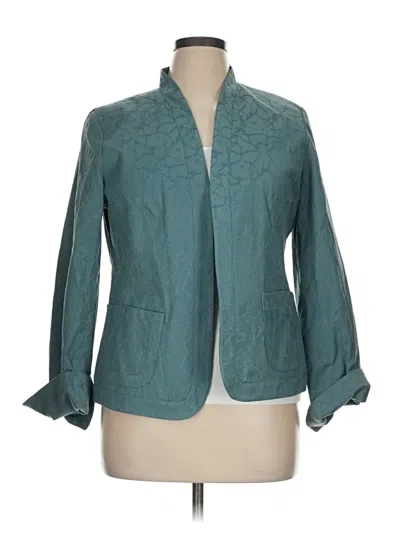 Pre-owned Coldwater Creek Blazer Jacket In Blue