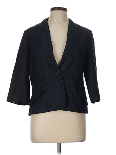 Pre-owned Coldwater Creek Blazer Jacket In Blue
