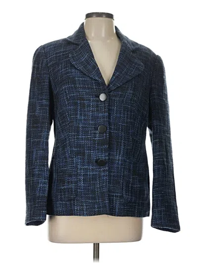 Pre-owned Coldwater Creek Blazer Jacket In Blue
