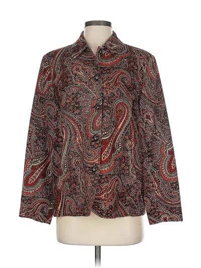 Pre-owned Coldwater Creek Blazer Jacket In Brown