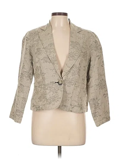 Pre-owned Coldwater Creek Blazer Jacket In Brown