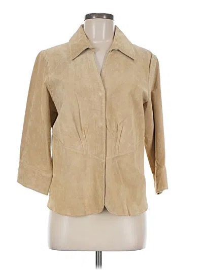 Pre-owned Coldwater Creek Blazer Jacket In Brown