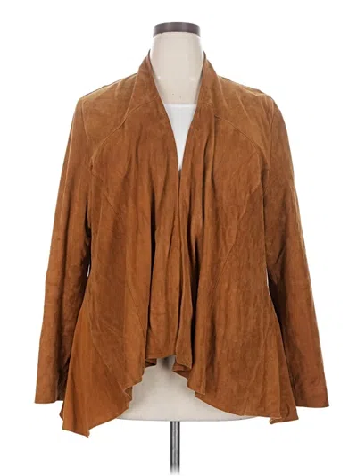 Pre-owned Coldwater Creek Blazer Jacket In Brown