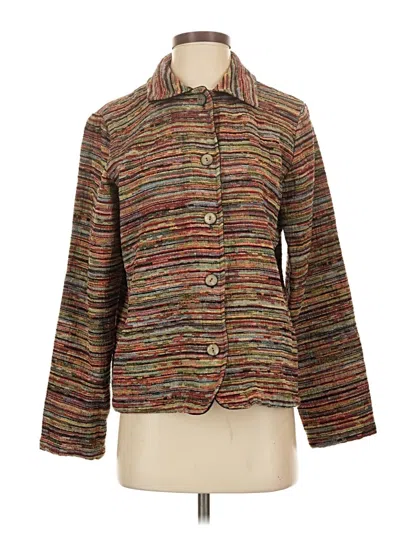 Pre-owned Coldwater Creek Blazer Jacket In Brown