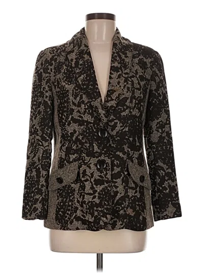 Pre-owned Coldwater Creek Blazer Jacket In Brown