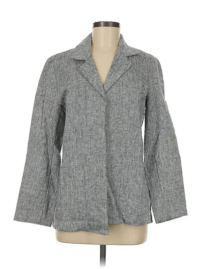 Pre-owned Coldwater Creek Blazer Jacket In Gray