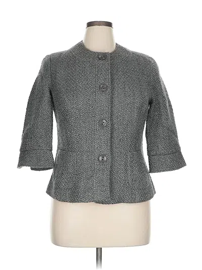 Pre-owned Coldwater Creek Blazer Jacket In Gray