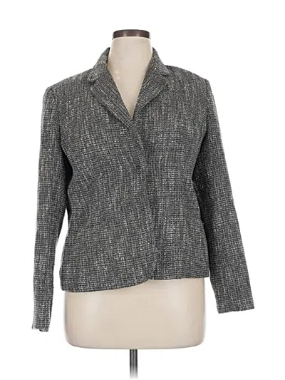 Pre-owned Coldwater Creek Blazer Jacket In Gray