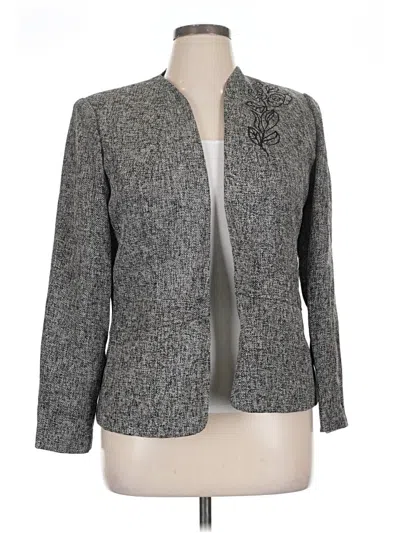 Pre-owned Coldwater Creek Blazer Jacket In Gray