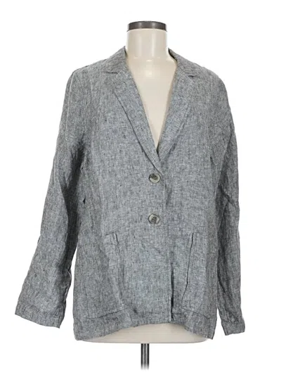 Pre-owned Coldwater Creek Blazer Jacket In Gray