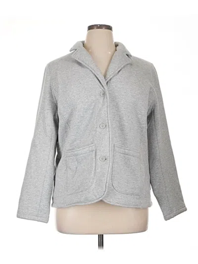 Pre-owned Coldwater Creek Blazer Jacket In Gray