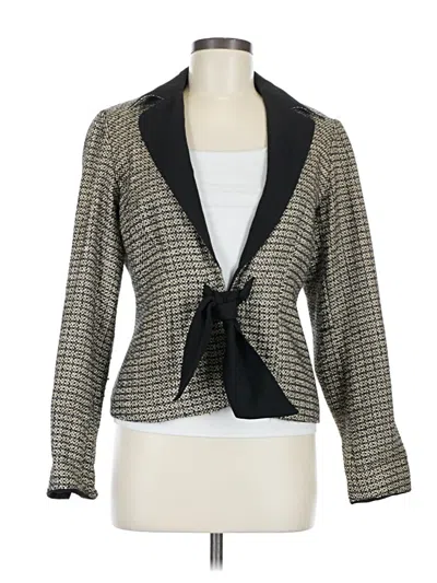 Pre-owned Coldwater Creek Blazer Jacket In Gray