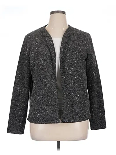 Pre-owned Coldwater Creek Blazer Jacket In Gray