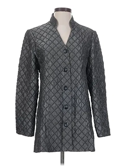 Pre-owned Coldwater Creek Blazer Jacket In Gray