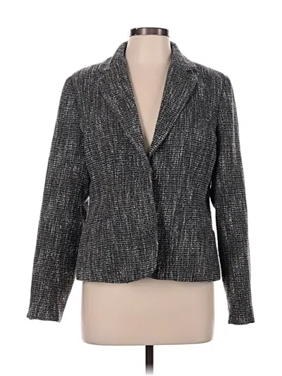 Pre-owned Coldwater Creek Blazer Jacket In Gray