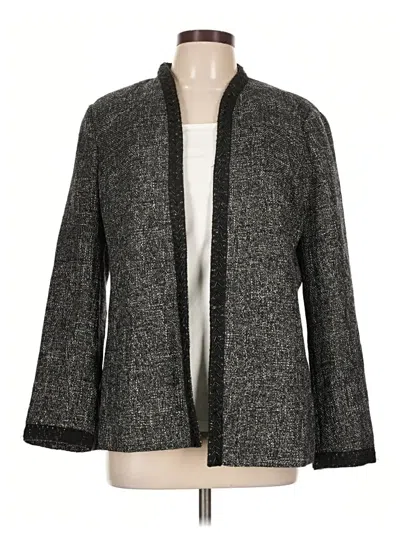 Pre-owned Coldwater Creek Blazer Jacket In Gray
