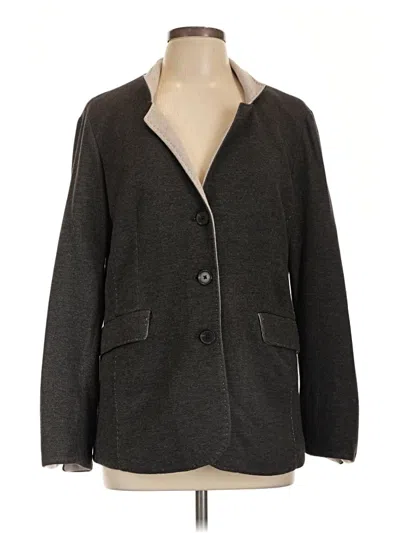 Pre-owned Coldwater Creek Blazer Jacket In Gray