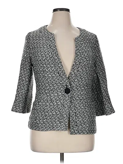 Pre-owned Coldwater Creek Blazer Jacket In Gray