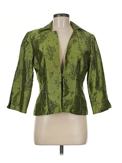 Pre-owned Coldwater Creek Blazer Jacket In Green