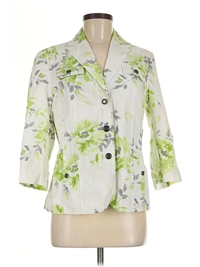 Pre-owned Coldwater Creek Blazer Jacket In Ivory