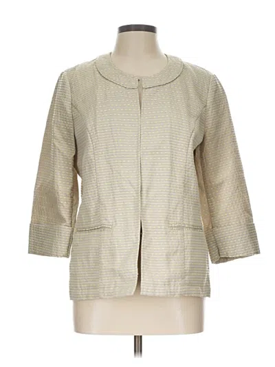 Pre-owned Coldwater Creek Blazer Jacket In Ivory