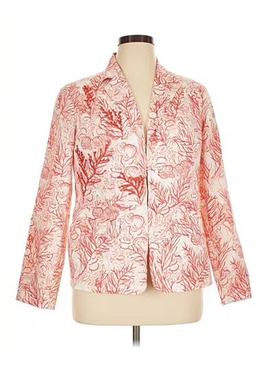 Pre-owned Coldwater Creek Blazer Jacket In Ivory