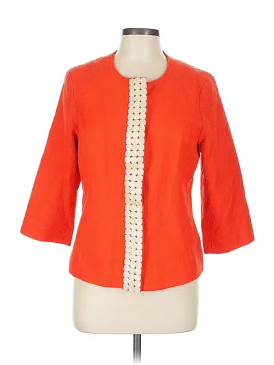 Pre-owned Coldwater Creek Blazer Jacket In Orange