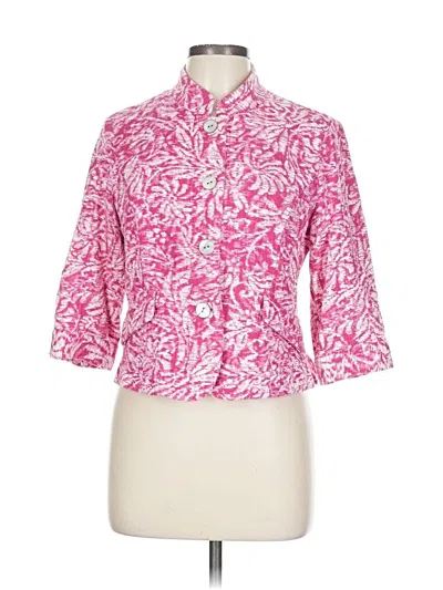 Pre-owned Coldwater Creek Blazer Jacket In Pink