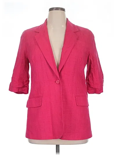 Pre-owned Coldwater Creek Blazer Jacket In Pink