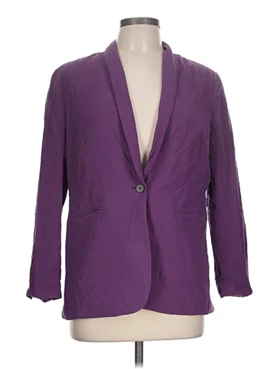 Pre-owned Coldwater Creek Blazer Jacket In Purple