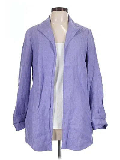 Pre-owned Coldwater Creek Blazer Jacket In Purple