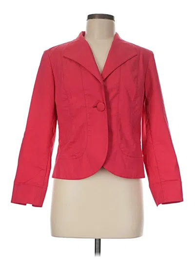 Pre-owned Coldwater Creek Blazer Jacket In Red