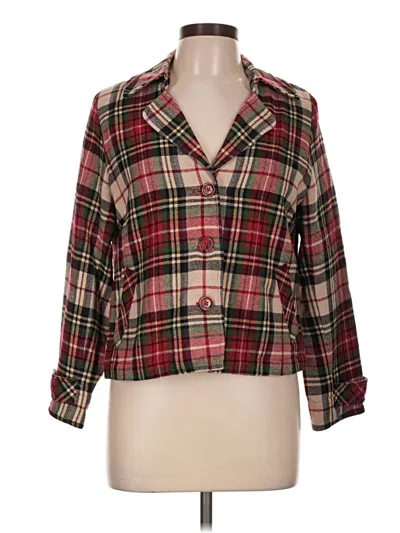 Pre-owned Coldwater Creek Blazer Jacket In Red