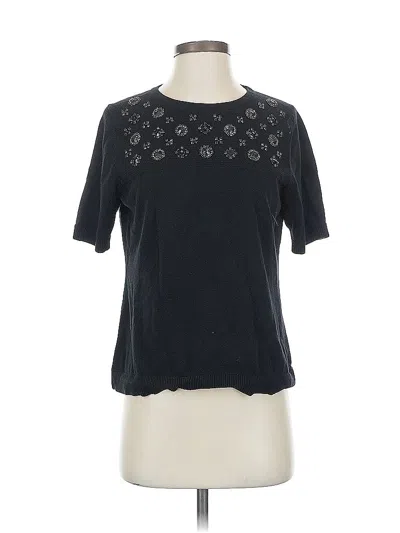 Pre-owned Coldwater Creek Cardigan Sweater In Black