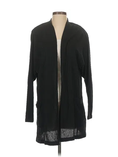 Pre-owned Coldwater Creek Cardigan Sweater In Black