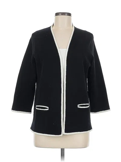 Pre-owned Coldwater Creek Cardigan Sweater In Black