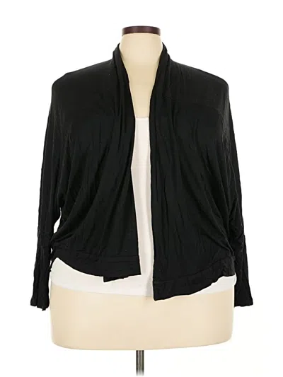 Pre-owned Coldwater Creek Cardigan Sweater In Black