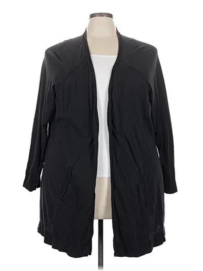 Pre-owned Coldwater Creek Cardigan Sweater In Black