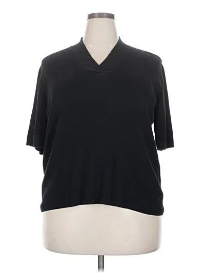 Pre-owned Coldwater Creek Cardigan Sweater In Black