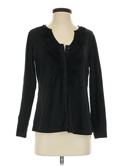 Pre-owned Coldwater Creek Cardigan Sweater In Black