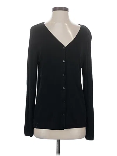Pre-owned Coldwater Creek Cardigan Sweater In Black