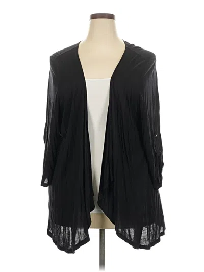Pre-owned Coldwater Creek Cardigan Sweater In Black