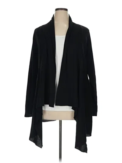 Pre-owned Coldwater Creek Cardigan Sweater In Black